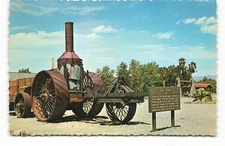 Old Dinah stands - Furnace Creek Ranch, Death Valley Postcard VTG AUC2.