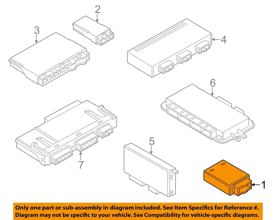 Б/у модуль управления тормозами прицепа подходит: 2017 BMW X3 буксировочный контроль класса A - Изображение 3 из 4