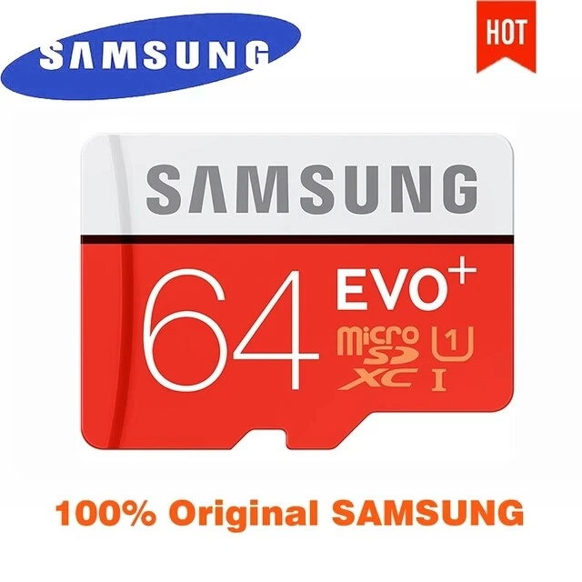 64GB Samsung Evo Plus microSD SDXC UHS-I card 100MB/s class 10 HD with Adapter - Image 4 of 4