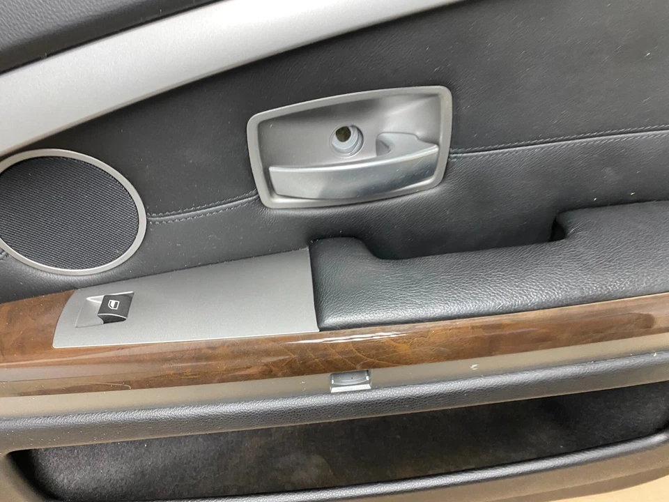 BMW 750i 2006 a 2008 pasajero delantero derecho panel de moldura de puerta derecha n7633 DG Foto 4 de 4