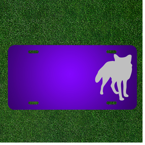 Create Your Own Custom Personalized Fox-Themed License Plate for Canine and Mammal Enthusiasts