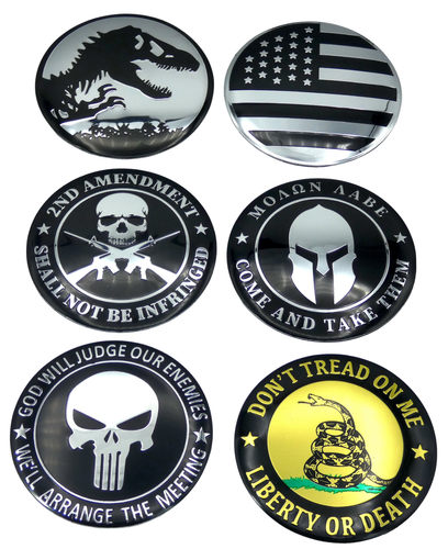 Set of 4 Wheel Center Cap Decal Emblem Stickers – 2.20" (56mm) CHOOSE YOUR STYLE - Picture 2 of 20