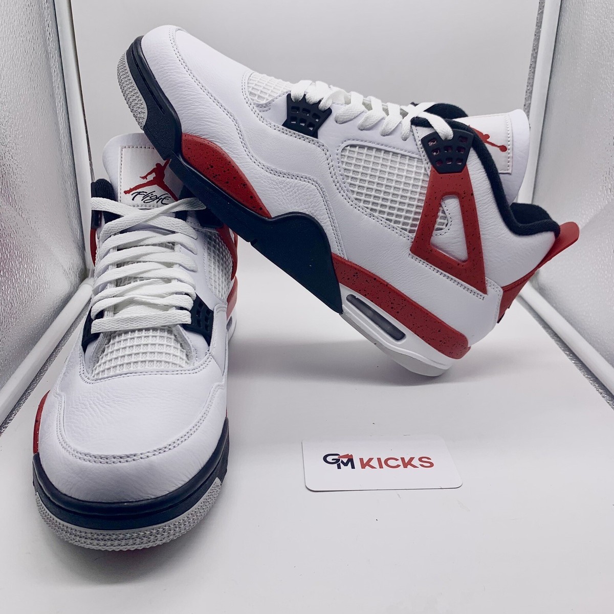 Size 6.5Y - Jordan 4 Retro Mid Red Cement | eBay