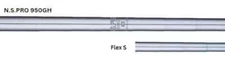 MINT Nippon Shaft N.S.PRO 950GH, .355 Taper, S Flex, 6 to W  Set, 5 Pieces