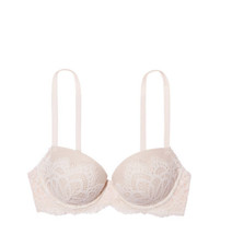 Victoria's Secret Dream Angles Lined Demi Bra Coconut White 32DD NWT
