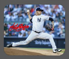 Jonathan Loaisiga New York Yankees Facsimile Autographed Mouse Pad Item#8411