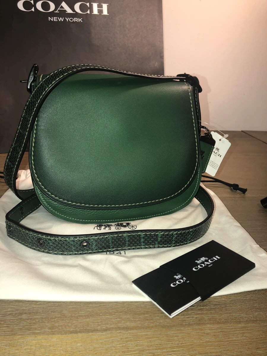 Saddle 23 with colorblock snakeskin detail Clearance