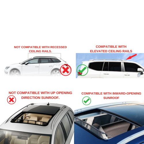 Roof Rack Cross Bars Black Set for BMW 3 Series E91 Touring 2005-2012 - Picture 14 of 15
