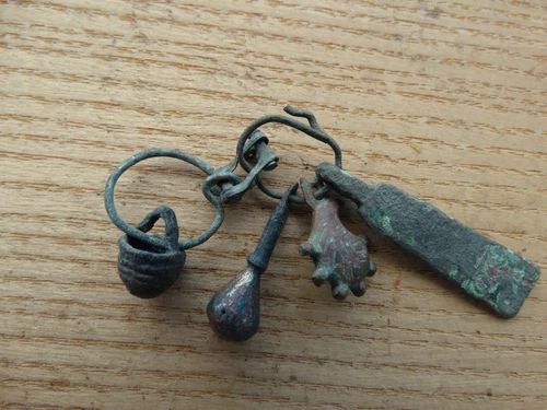 Nice Medieval Set of Amulet Trinket ca 9-12 Kievan Rus