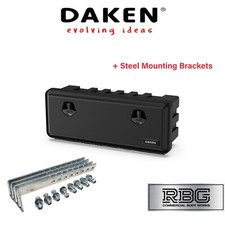 DAKEN Toolbox JUST 900 x 367 x 300 With BRACKETS 4x Truck Storage Box Tool Box