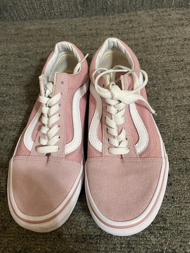 VANS Old Skool Pink Canvas/Suede Lace 
