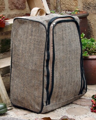 Unisex Rucksack For Wellies Gardening Herringbone Outdoor Backpack 44cm x  32cm UK