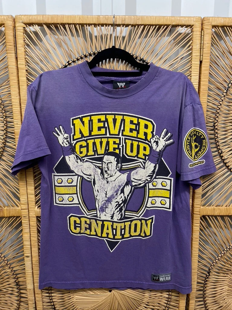 john cena purple t shirt