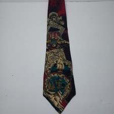 Vintage 1993 Mutiny On The Bounty Tie Wembley Made In USA Nautical Ship Sea