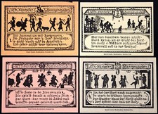 NEUNHOFEN 1921 "Mutton Shoot" RARE Complete Series German Notgeld