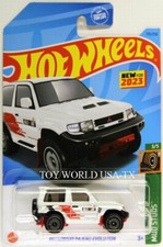 2023 Hot Wheels 175 Mud Studs Mitsubishi Pajero Evolution White 2023 Hot Wheels 175 Mud Studs Mitsubishi Pajero Evolution White