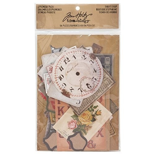 NEW Tim Holtz Idea-ology Ephmera Pack Thrift Shop