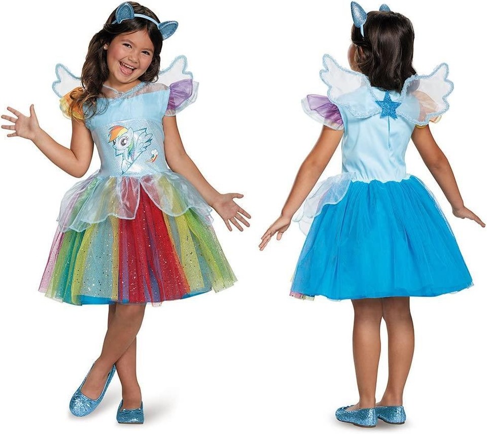 Hasbro'S My Little Pony Rainbow Dash Tutu Prestige Girls Costume, X-Small/3T-4T main image 0
