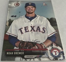 2017 Bowman Draft Baseball Noah Bremer Texas Rangers 1st Bowman #BD-127