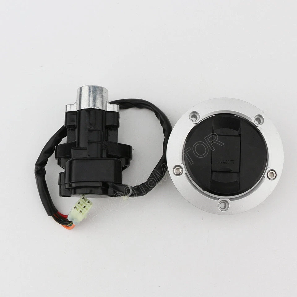 Ignition Switch Fuel Gas Cap Lock Set For Suzuki GSX-R GSXR 600 750 2004-2005 - Image 3 of 4