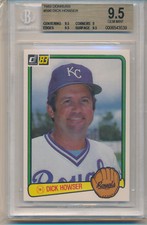 1983 Donruss Dick Howser (Manager) (#590) BGS9.5 BGS