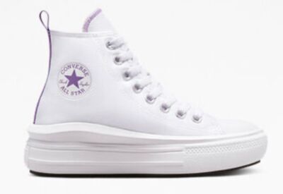 CONVERSE CHUCK TAYLOR ALLSTAR MOVE CANVAS MÄDCHEN PLATFORM WEISS A03667C