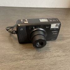 Kyocera Yashica Profile Zoom 200 Camera compact film flash case vintage Works