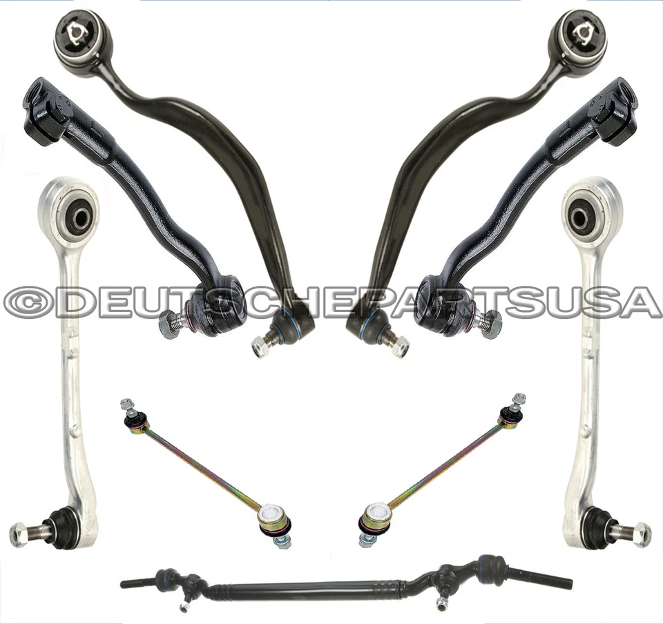 Brazos de control rótula barra estabilizadora conjunto de varilla de amarre 9 para BMW E38 750iL 740iL 740i Foto 2 de 4