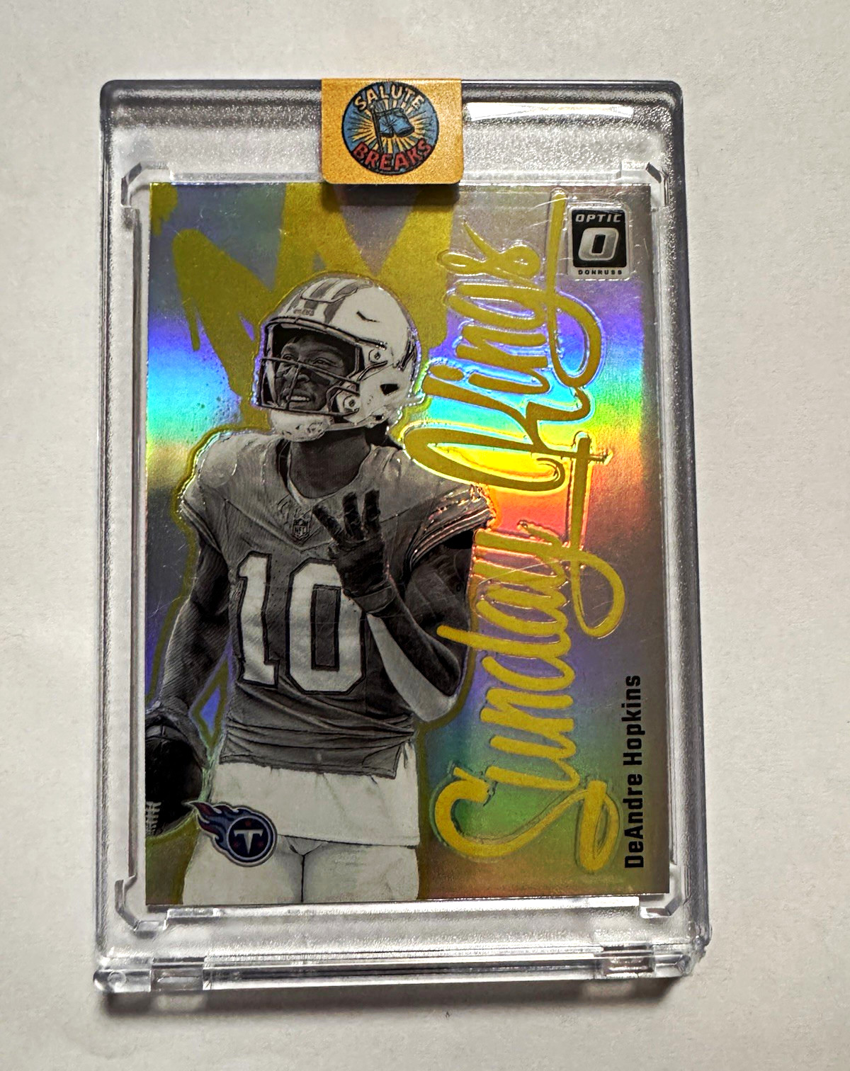 Panini 2024 Donruss Optic Sunday Kings Insert DeAndre Hopkins #21 Titans