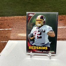 Topps 2010 Chrome Trent Williams #C102 Washington Redskins Rookie NFL Card. rookie card picture