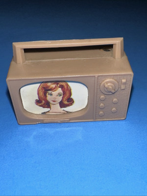 Vintage Barbie Tan TV Television Leisure Hours Pak Light Brown Beige