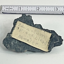 Hornblende Mineral Specimen Lot Mexico Vintage Label Amphibole Rock Set