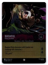 Bashful - Riding the Rails (Foil) 39/204 Disney Lorcana Wilds Unknown Common