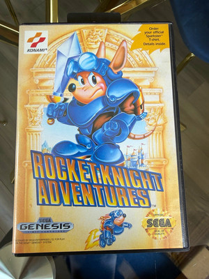 Konami Rocket Knight Adventures   Sega Genesis   Manual   Cartridge w/ Case