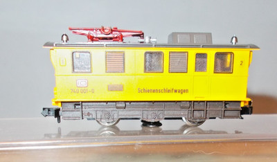 Fleischmann 7968 Elektro Lok 740 001-3 DB Schleiflok incl. Ersatzpads Spur N