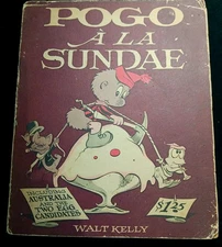 Vintage book "POGO A LA SUNDAE" 1961.
