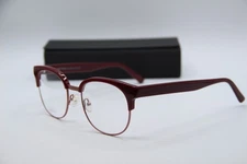 NEW ANDY WOLF 4576 COL. C RED ROSE GUNMETAL AUTHENTIC FRAMES EYEGLASSES 52-20