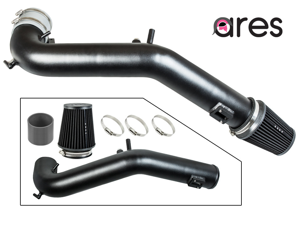 Ares BLACK GK 2015-2017 FORD MUSTANG 5.0L V8 COLD AIR INTAKE KIT+Filter