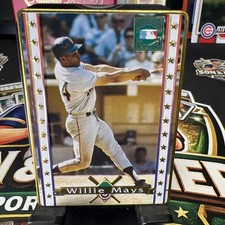 Willie Mays 1995 Cooperstown Collection Metallic Impressions #4 - SF Giants