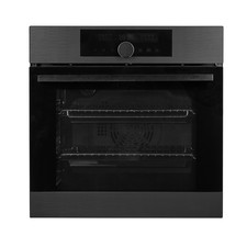 Image of Single Electric Fan Oven Gunmetal Steel 60cm 76L Digital Display SIA  BIPO76GM