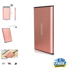 Stylish 500GB Portable Hard Drive - Ultra Slim USB 3.0 with Fast Transfer Speed
