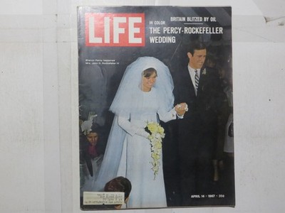LIFE Magazine APRIL 14 1967 Sharon Percy - Rockefeller Wedding N5