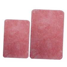 2 Piece Bathroom Rugs and Mats Sets, Non-Slip Microfiber Bath Rugs, Machine