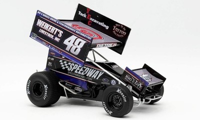 Danny Dietrich 2025 Weikert's Livestock Sprint Car 1:18 Diecast