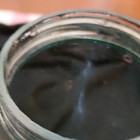 Mason's Blue Glass Quart Jar MASON'S PATD NOV 30TH 1858 OLD OLD JAR — photo 6