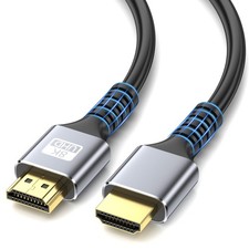 8K Hdmi Cable 6.6Ft Ultra High Speed HDMI 2.1 Cable 4K 120Hz 8K 60Hz 48Gbps Gold