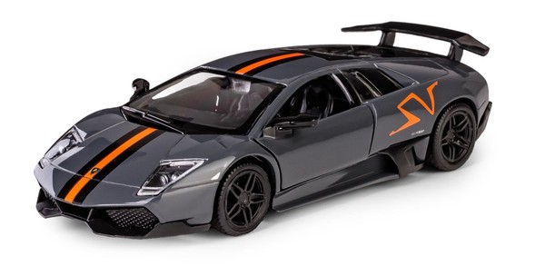 Rmz City Lamborghini Murcielago Lp 670-4 Sv Grau 12Cm Die Cast Metal Neu Kasten-image