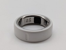NEW OPEN BOX Oura Ring Gen 4, Ceramic Cloud Color Size 10 Activity Tracker