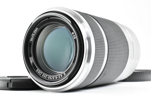 Sony E 55-210 mm obiettivo F4.5-6.3 OSS per fotocamere Sony attacco E (argento) EF-TN4248
