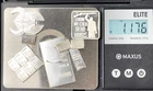 1+ oz .999 silver bars and misc pieces, 1.176 oz